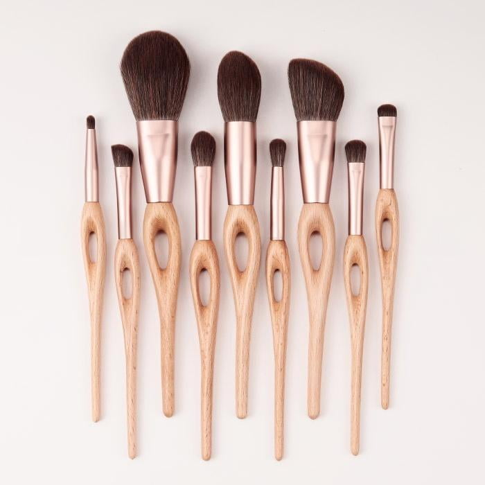 9pcs Complete Face Brush Set