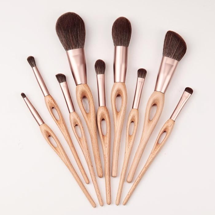 9pcs Complete Face Brush Set